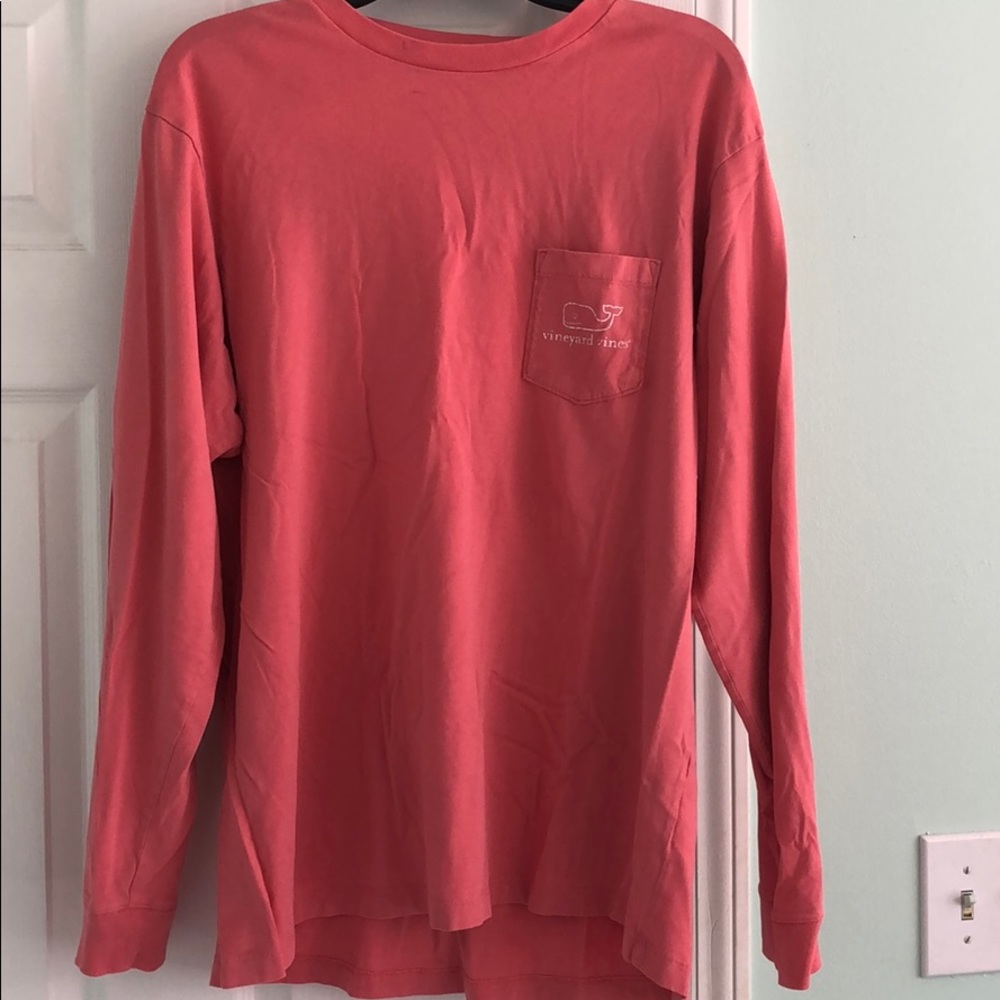 Vineyard Vines pink long sleeve